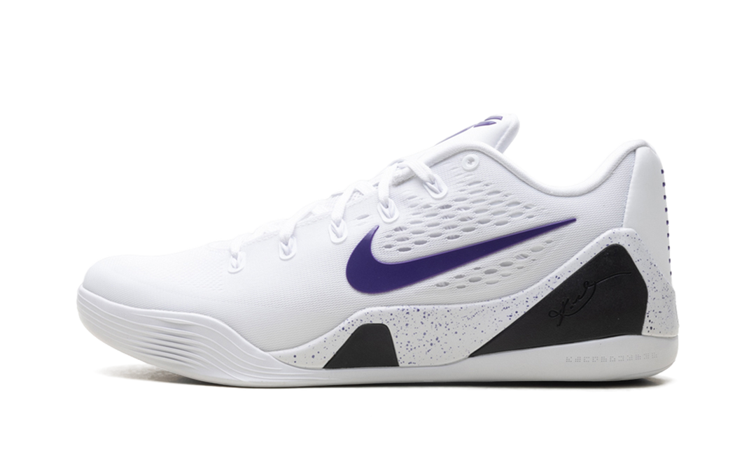 NIKE KOBE 9 ELITE LOW EM PROTRO WHITE COURT PURPLE