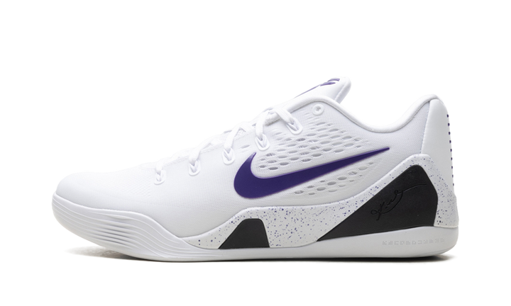 NIKE KOBE 9 ELITE LOW EM PROTRO WHITE COURT PURPLE