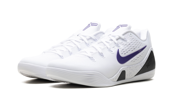 NIKE KOBE 9 ELITE LOW EM PROTRO WHITE COURT PURPLE