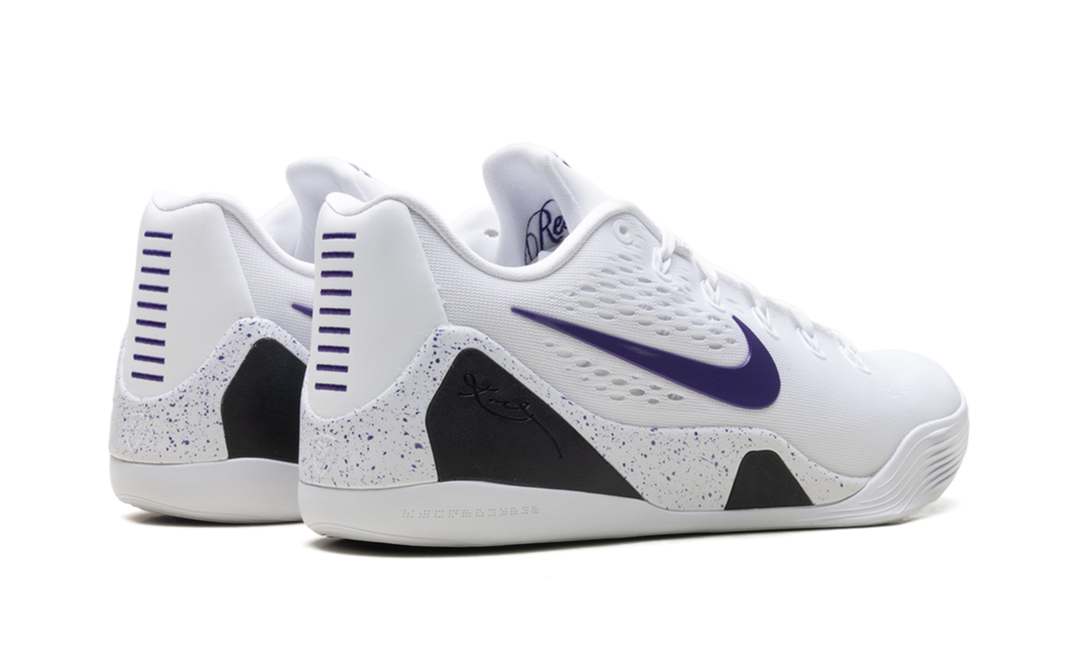 NIKE KOBE 9 ELITE LOW EM PROTRO WHITE COURT PURPLE