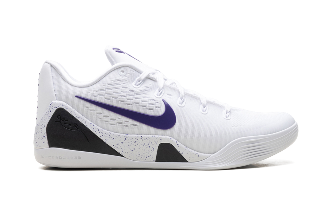 NIKE KOBE 9 ELITE LOW EM PROTRO WHITE COURT PURPLE