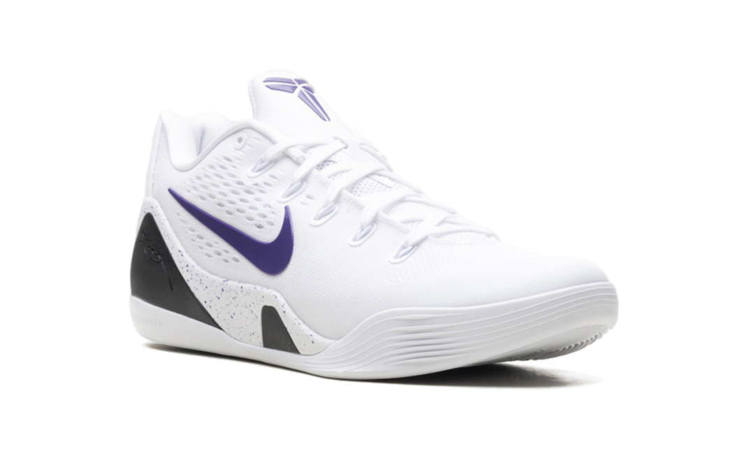 NIKE KOBE 9 ELITE LOW EM PROTRO WHITE COURT PURPLE