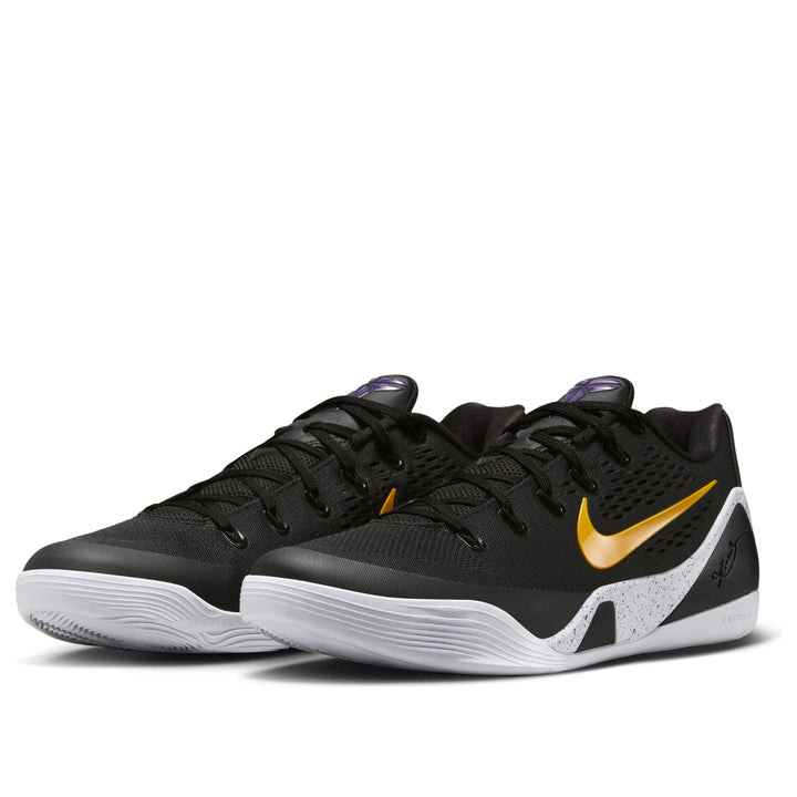 NIKE KOBE 9 EM LOW PROTRO TB BLACK UNIVERSITY GOLD