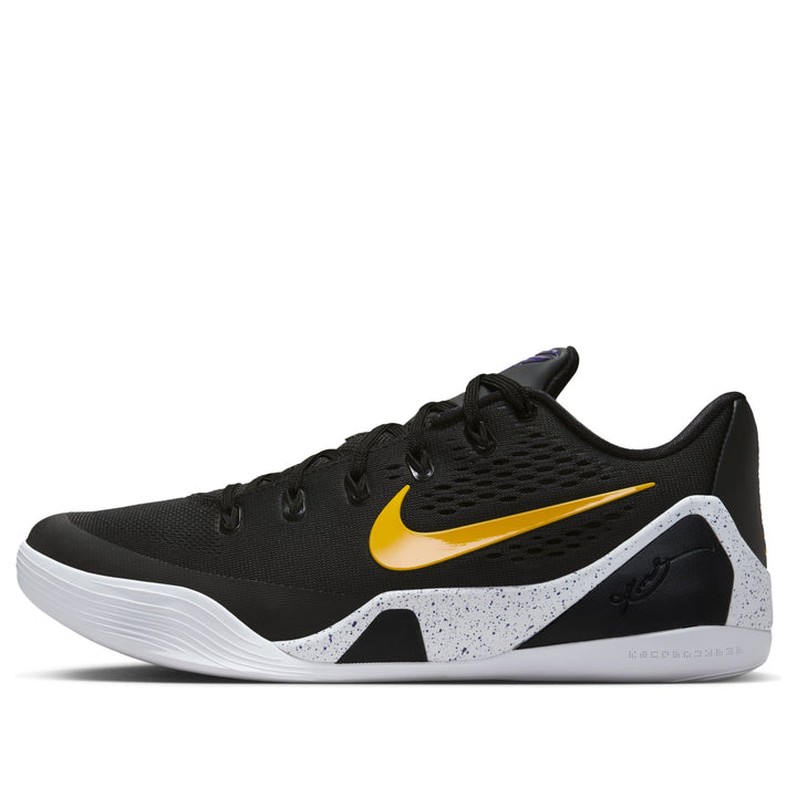 NIKE KOBE 9 EM LOW PROTRO TB BLACK UNIVERSITY GOLD