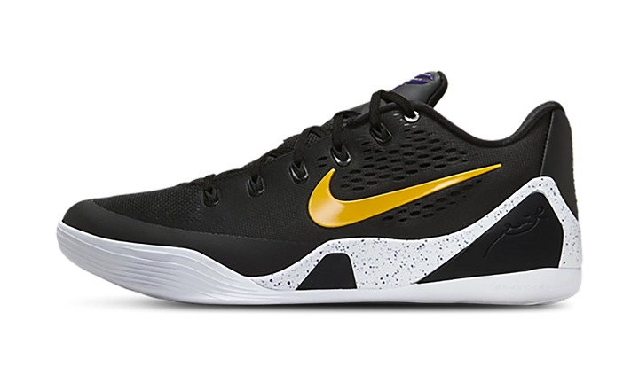 NIKE KOBE 9 EM LOW PROTRO TB BLACK UNIVERSITY GOLD