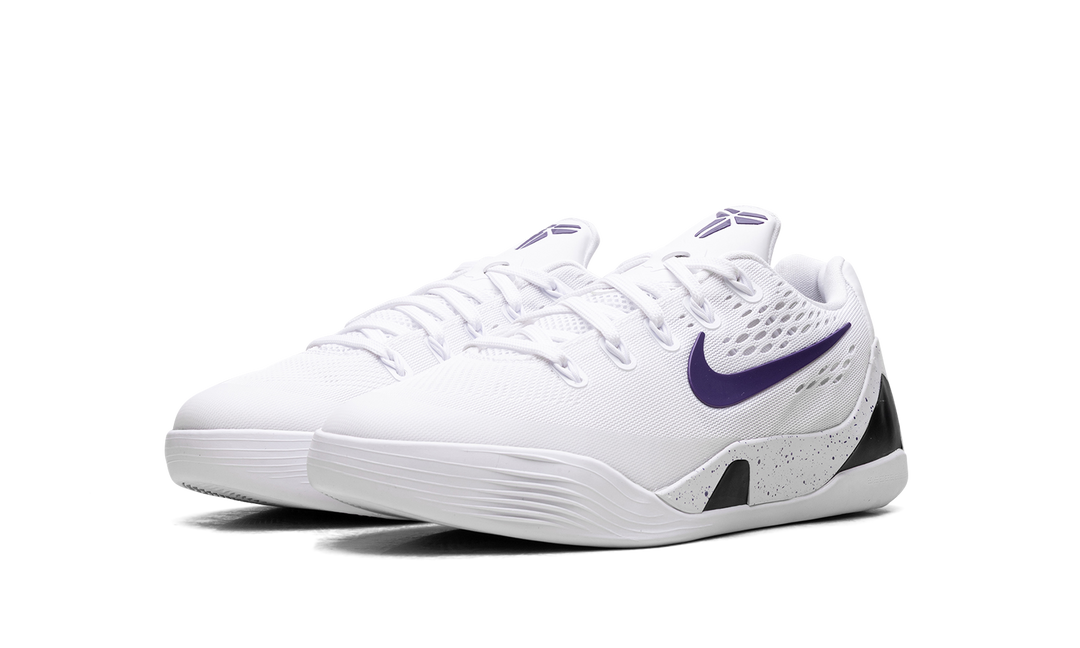 NIKE KOBE 9 EM LOW TB WHITE COURT PURPLE GS