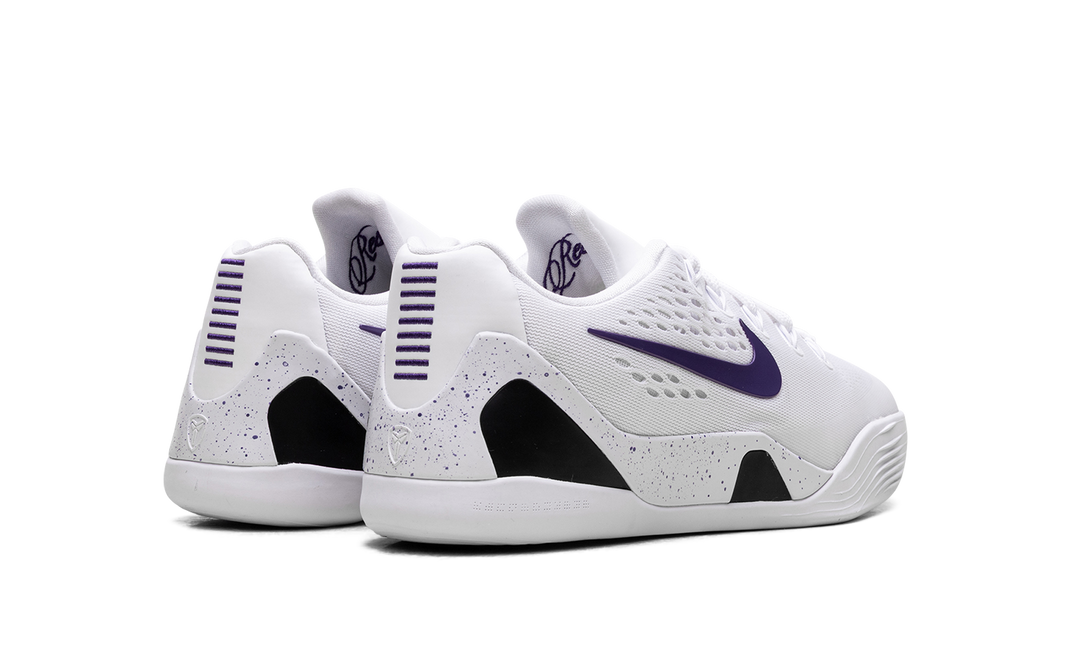 NIKE KOBE 9 EM LOW TB WHITE COURT PURPLE GS