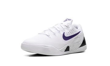 NIKE KOBE 9 EM LOW TB WHITE COURT PURPLE GS — Stock