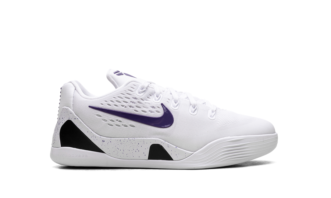 NIKE KOBE 9 EM LOW TB WHITE COURT PURPLE GS