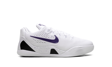 NIKE KOBE 9 EM LOW TB WHITE COURT PURPLE GS — Stock