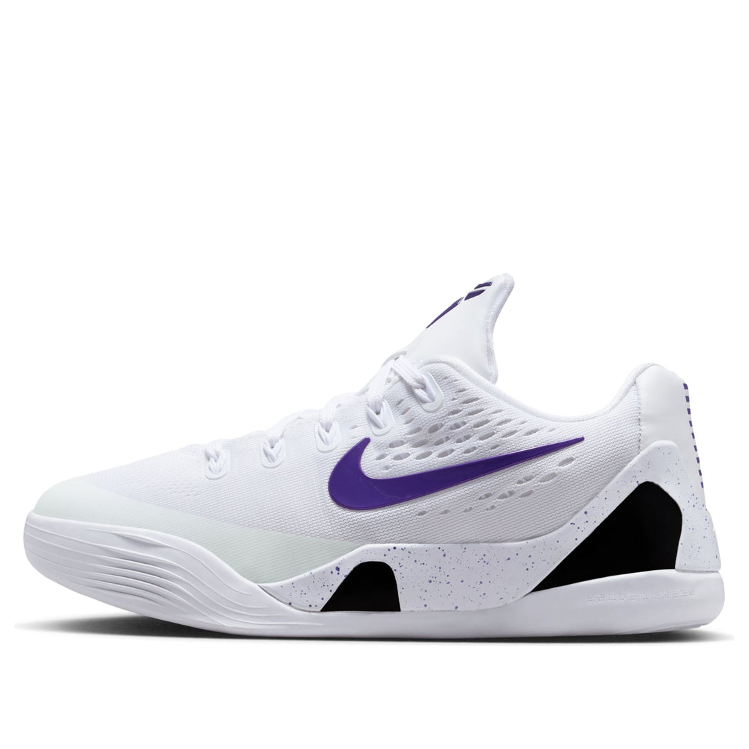 NIKE KOBE 9 EM LOW TB WHITE COURT PURPLE GS
