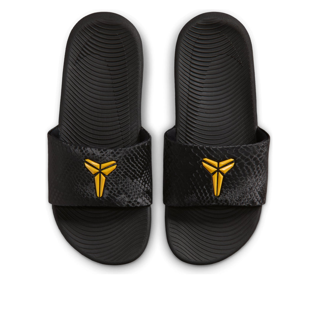 NIKE KOBE KAWA SLIDE BLACK UNIVERSITY GOLD GS