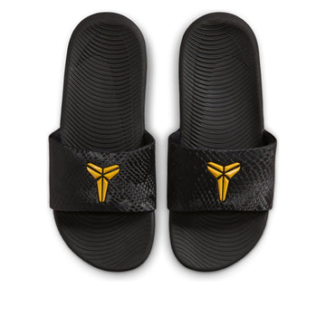 NIKE KOBE KAWA SLIDE BLACK UNIVERSITY GOLD GS — Stock