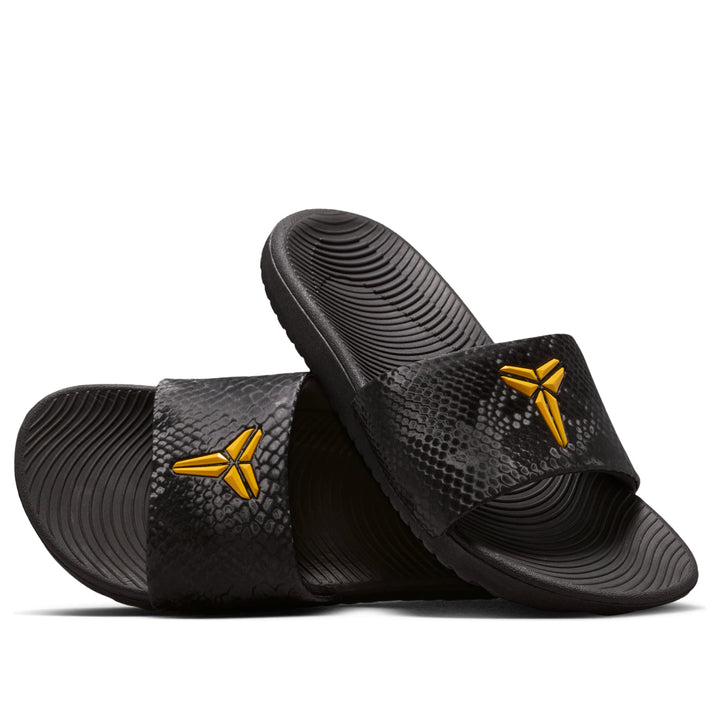 NIKE KOBE KAWA SLIDE BLACK UNIVERSITY GOLD GS