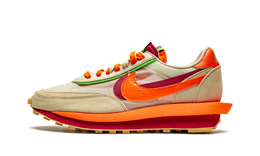 NIKE LDWAFFLE X CLOT X SACAI NET ORANGE BLAZE
