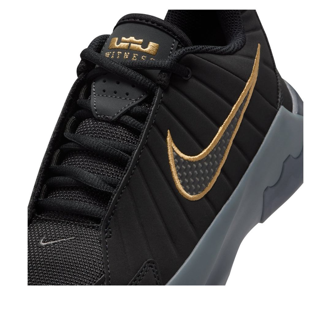 NIKE LEBRON WITNESS 9 BLACK IRON GREY GOLD GS