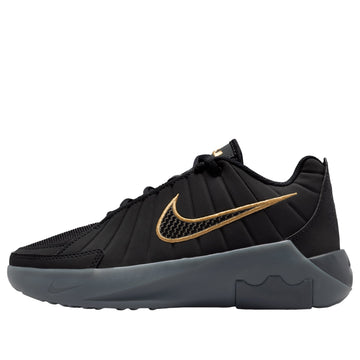 NIKE LEBRON WITNESS 9 BLACK IRON GREY GOLD GS — Stock