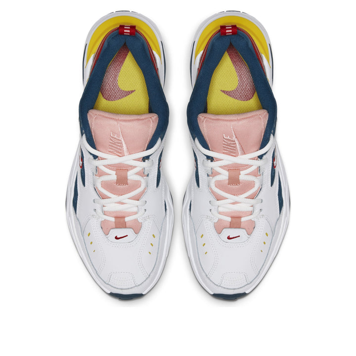 NIKE M2K TEKNO BLUE FORCE SUMMIT WHITE CHROME YELLOW WOMENS