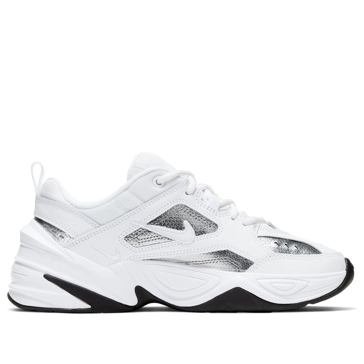 NIKE M2K TEKNO WHITE METALLIC SILVER BLACK (WOMEN&