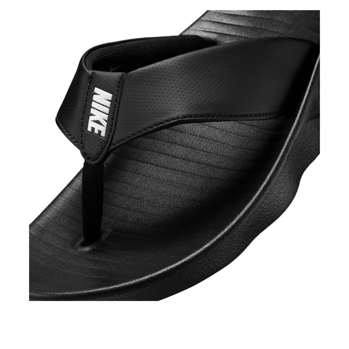 NIKE MARINA FLIP FLOP BLACK WHITE