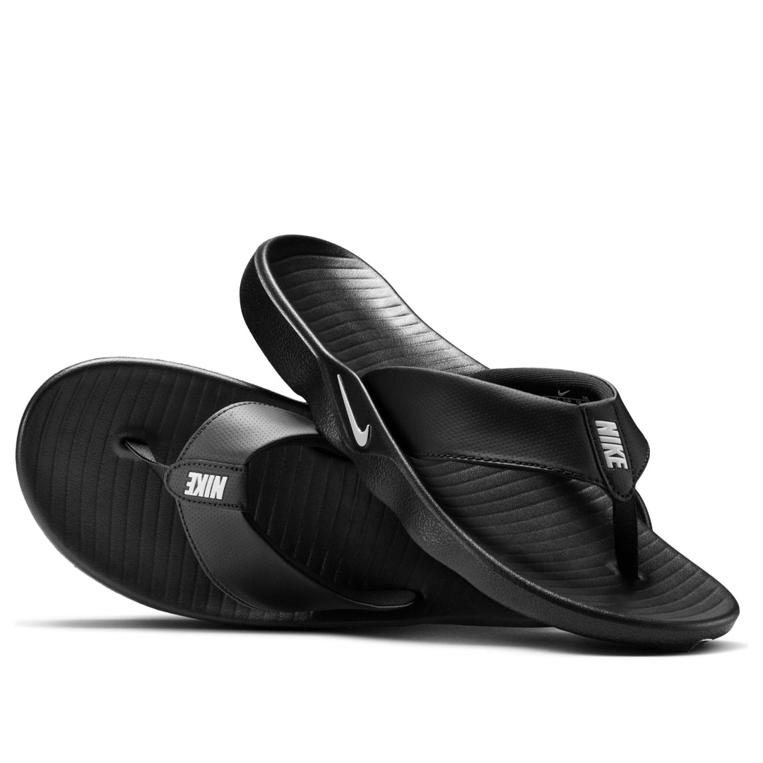 NIKE MARINA FLIP FLOP BLACK WHITE