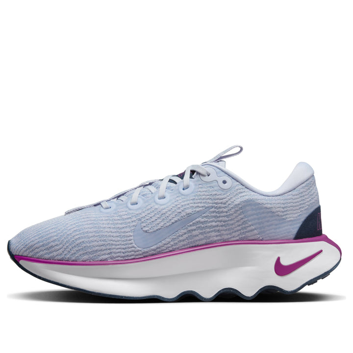 NIKE MOTIVA FOOTBALL GREY HOT FUCHSIA ARMORY NAVY WOMENS