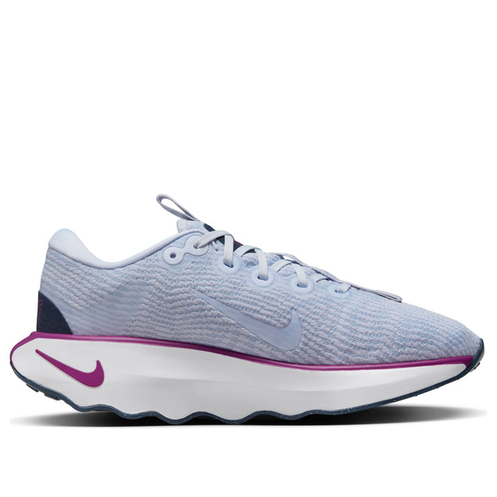 NIKE MOTIVA FOOTBALL GREY HOT FUCHSIA ARMORY NAVY WOMENS