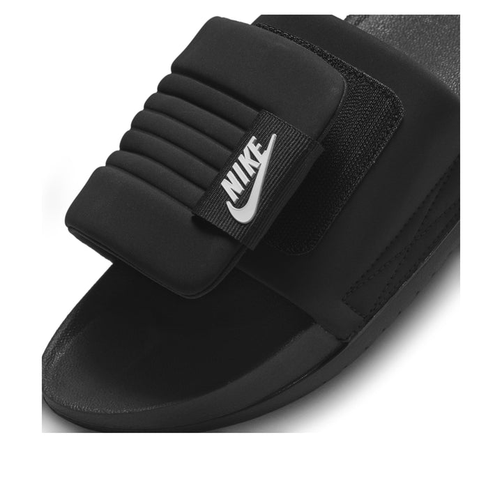 NIKE OFFCOURT ADJUST SLIDE BLACK WHITE