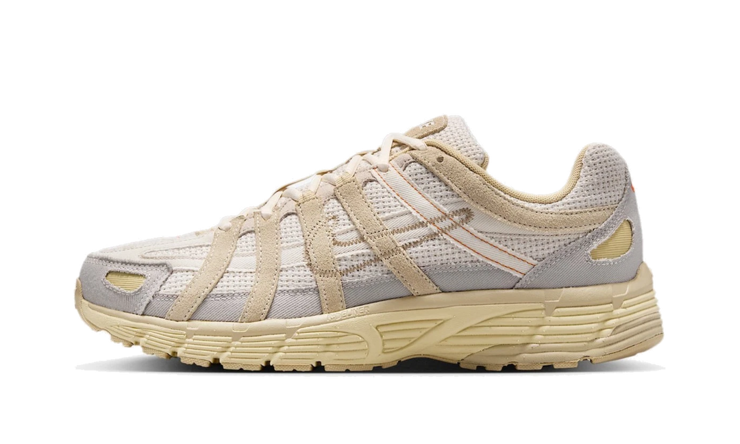 NIKE P-6000 COLLEGE GREY KHAKI SAFETY ORANGE