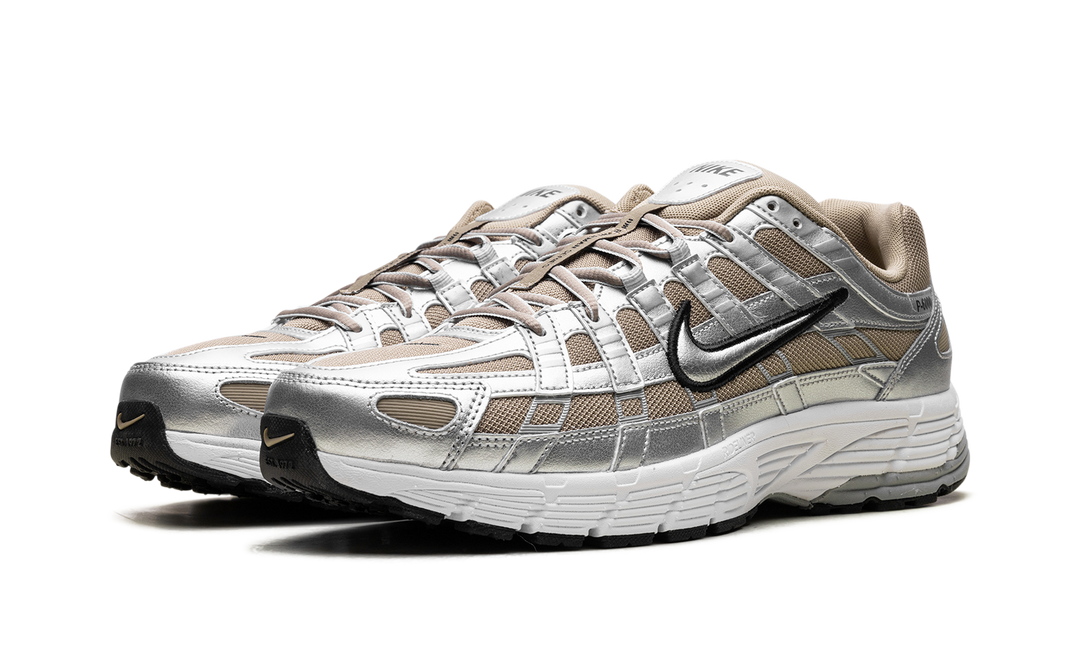 NIKE P-6000 KHAKI METALLIC SILVER