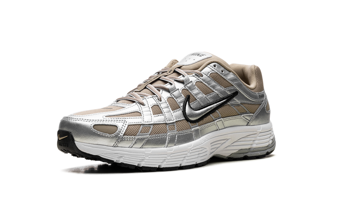 NIKE P-6000 KHAKI METALLIC SILVER