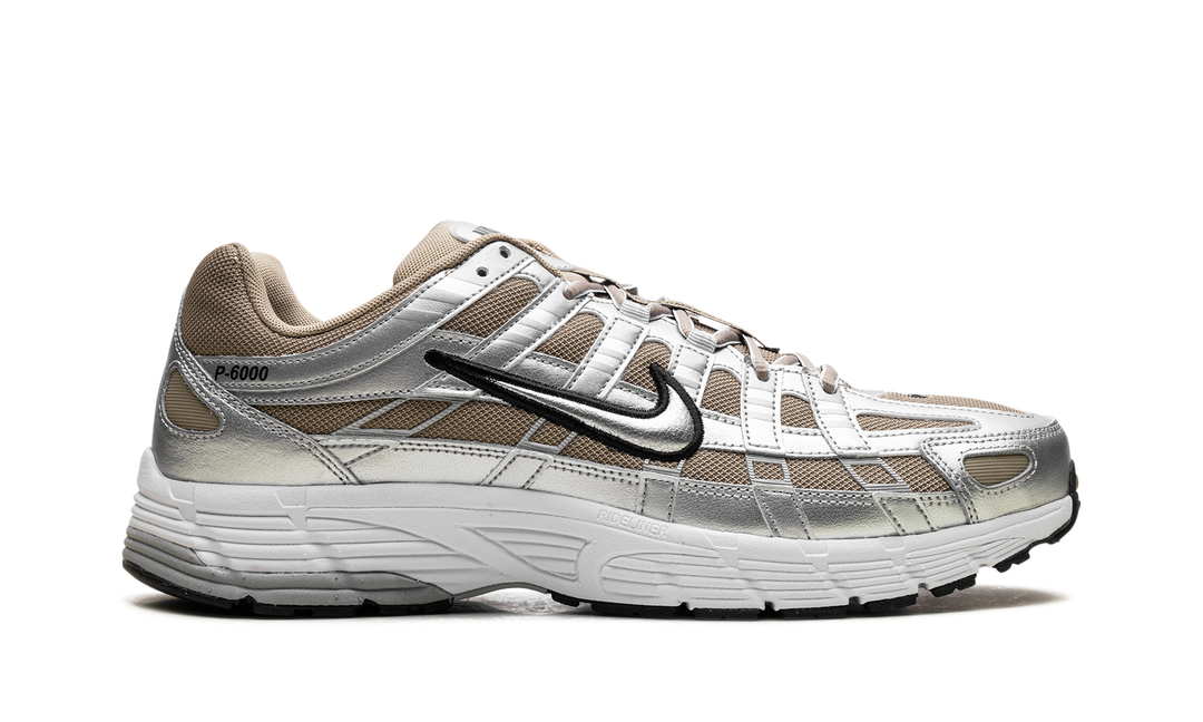 NIKE P-6000 KHAKI METALLIC SILVER