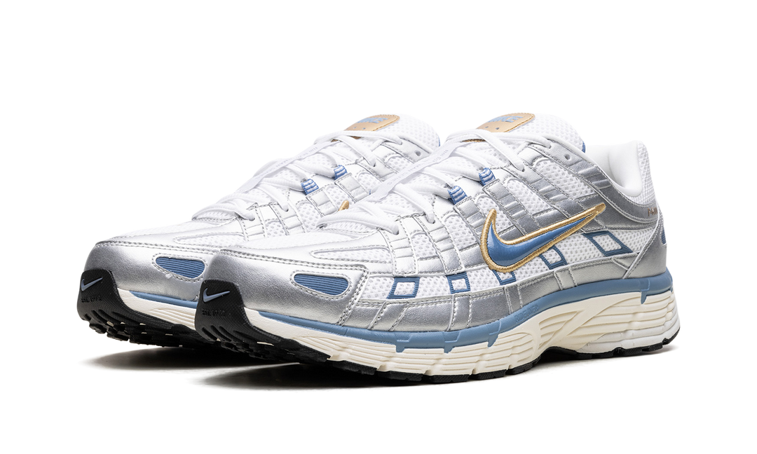NIKE P-6000 METALLIC SILVER AEGEAN STORM — Stock 