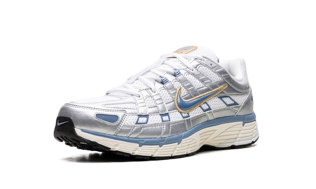 NIKE P-6000 METALLIC SILVER AEGEAN STORM — Stock 