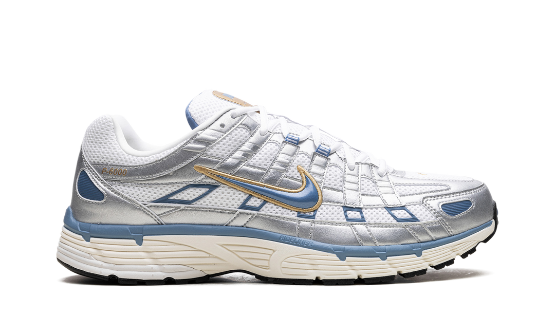 NIKE P-6000 METALLIC SILVER AEGEAN STORM — Stock 