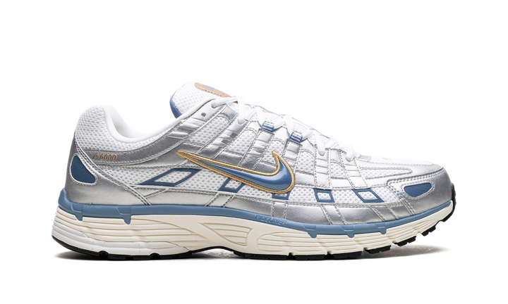NIKE P-6000 METALLIC SILVER AEGEAN STORM — Stock 
