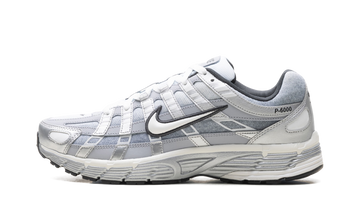NIKE P-6000 METALLIC SILVER SUMMIT WHITE-WOLF GREY — Stock