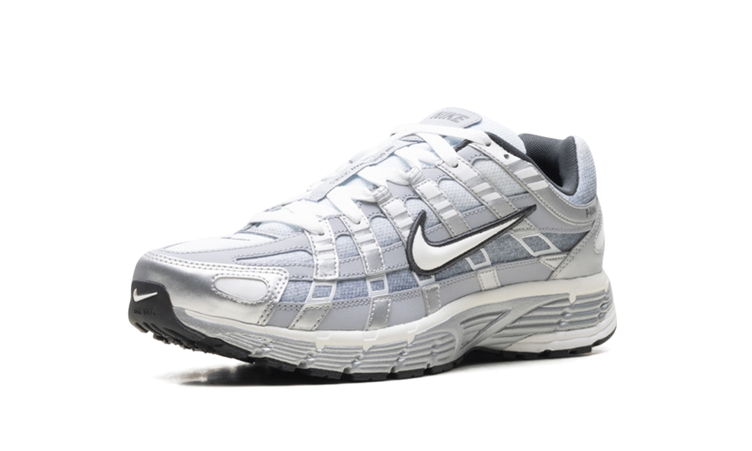 NIKE P-6000 METALLIC SILVER SUMMIT WHITE-WOLF GREY