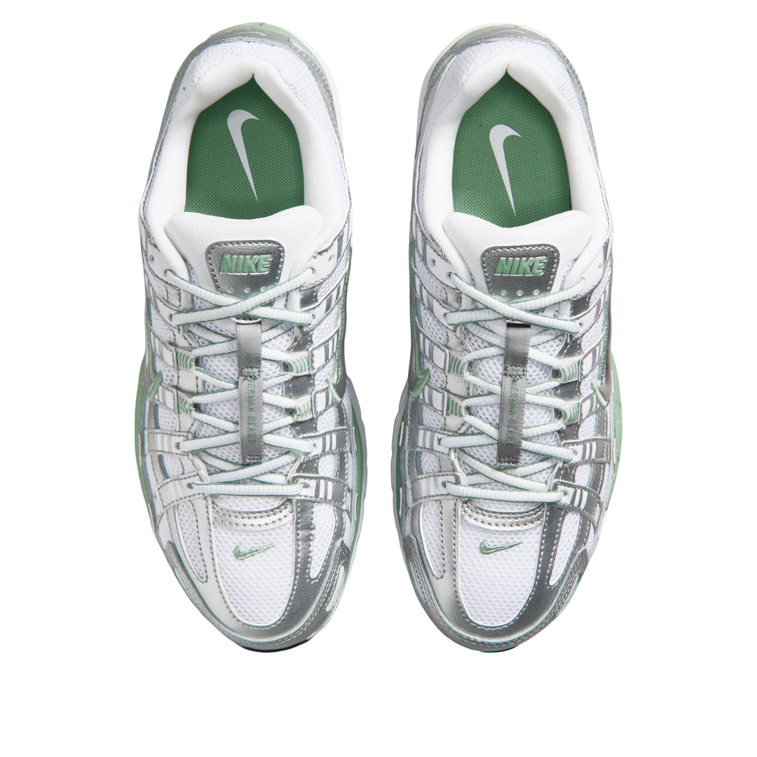NIKE P-6000 METALLIC SILVER WHITE STEAM (WOMEN&