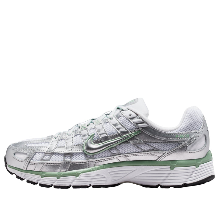 NIKE P-6000 METALLIC SILVER WHITE STEAM (WOMEN&
