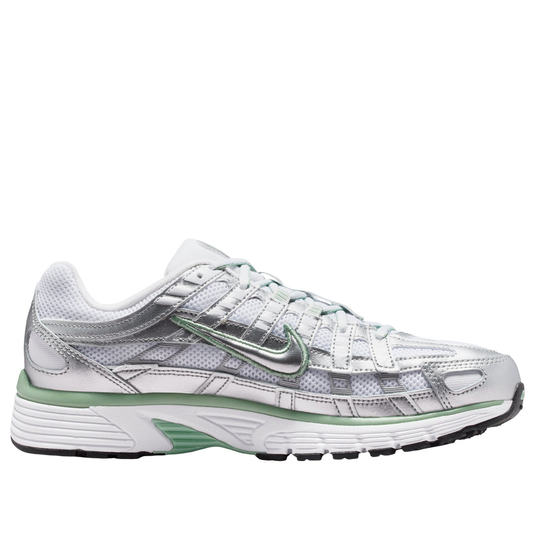 NIKE P-6000 METALLIC SILVER WHITE STEAM (WOMEN&