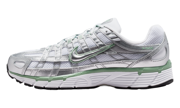 NIKE P-6000 METALLIC SILVER WHITE STEAM (WOMEN&
