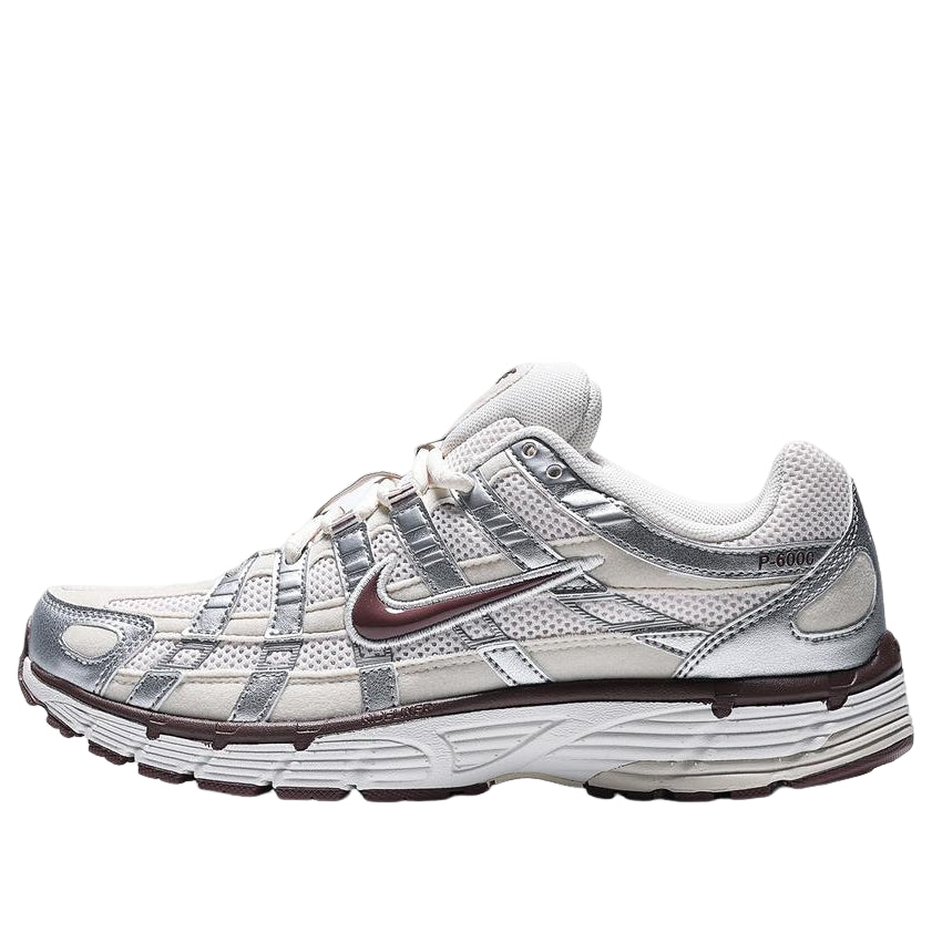 NIKE P-6000 PHANTOM METALLIC SILVER LIGHT OREWOOD BROWN (WOMEN&