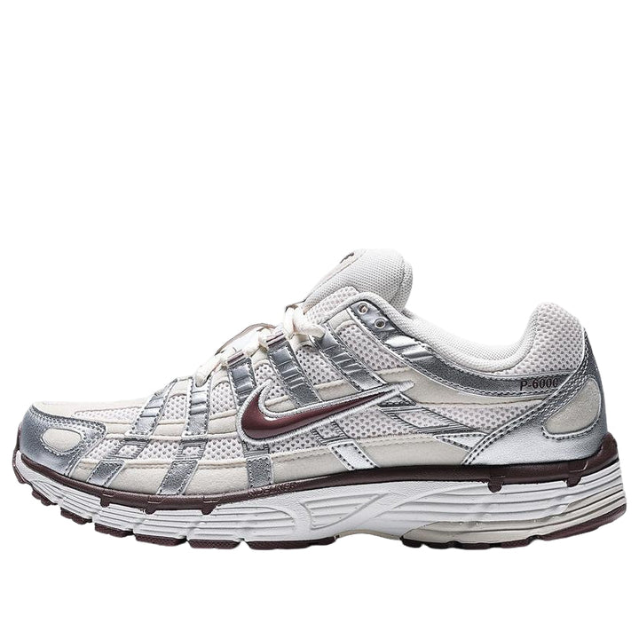 NIKE P-6000 PHANTOM METALLIC SILVER LIGHT OREWOOD BROWN (WOMEN&