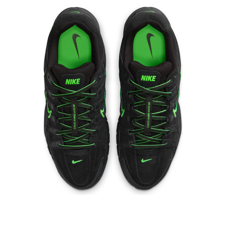 NIKE P-6000 PRM BLACK GREEN STRIKE