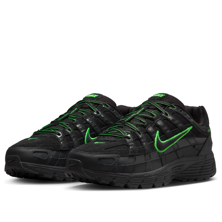 NIKE P-6000 PRM BLACK GREEN STRIKE