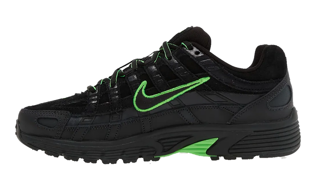 NIKE P-6000 PRM BLACK GREEN STRIKE