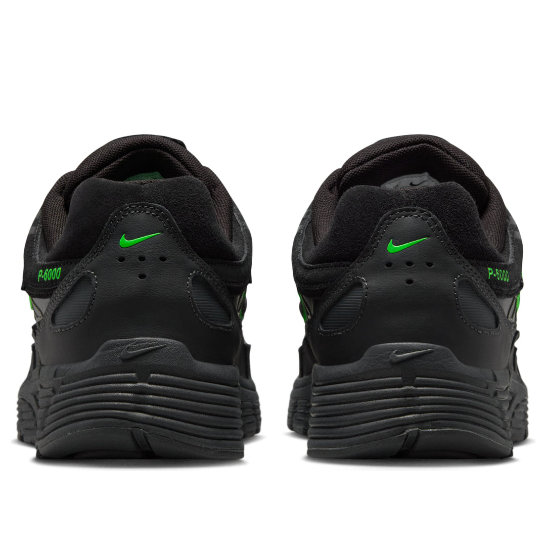 NIKE P-6000 PRM BLACK GREEN STRIKE