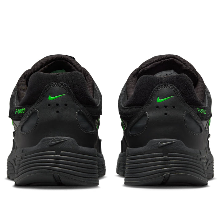 NIKE P-6000 PRM BLACK GREEN STRIKE