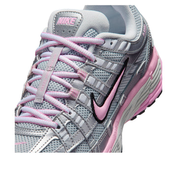 NIKE P-6000 PURE PLATINUM METALLIC SILVER BLACK PINK (WOMEN'S)